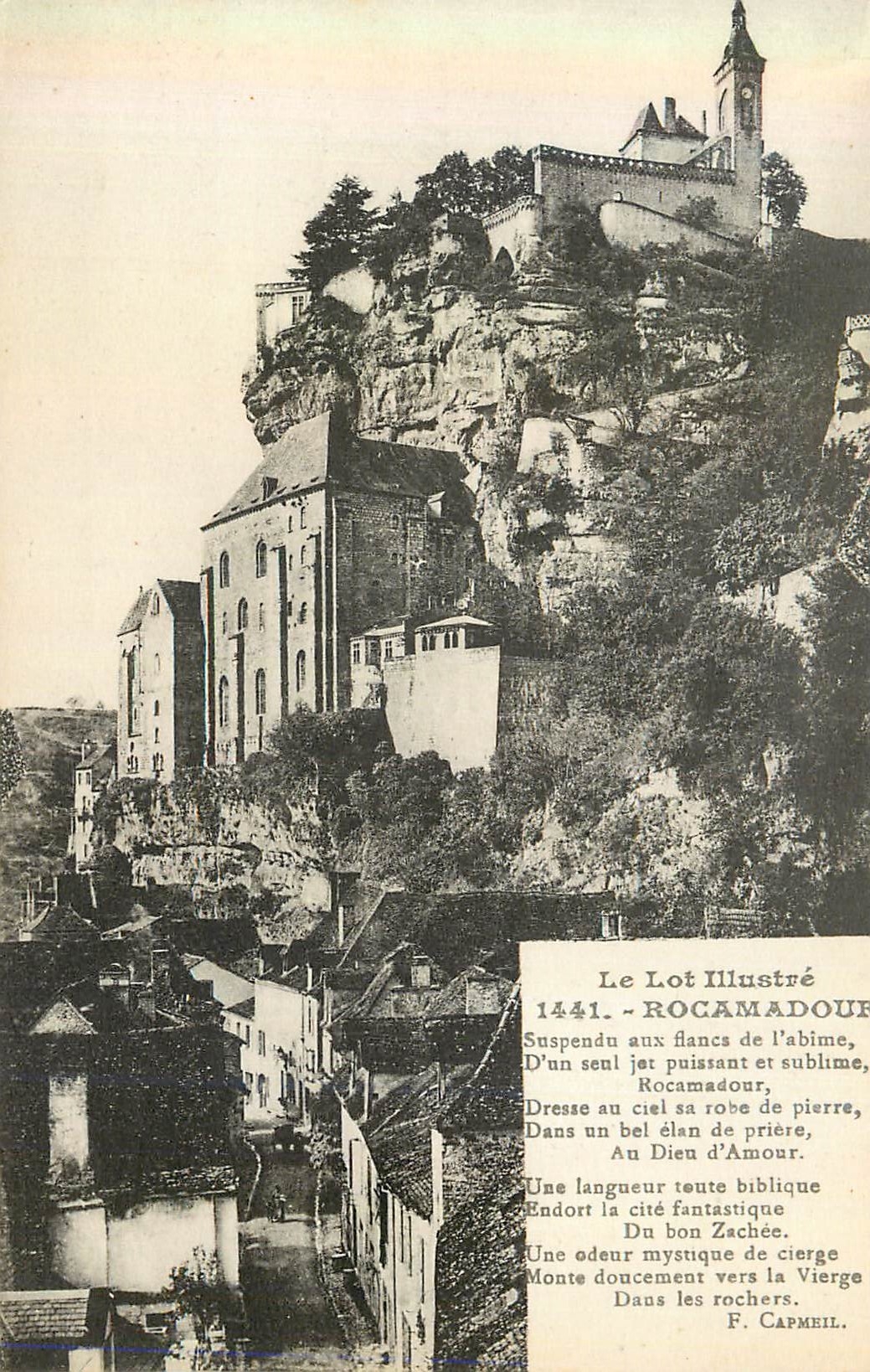 CPA Le lot illustre 1441 rocamadour