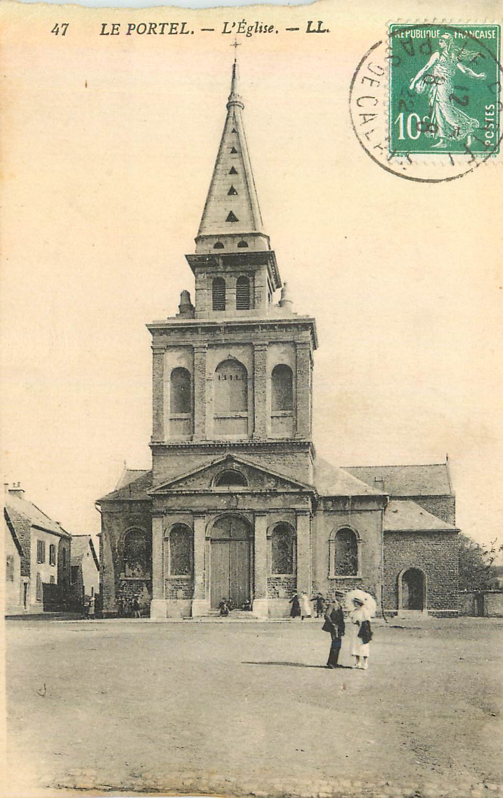 Le Portel — Die Kirche — LL. — Verlag LL, Nr. 47