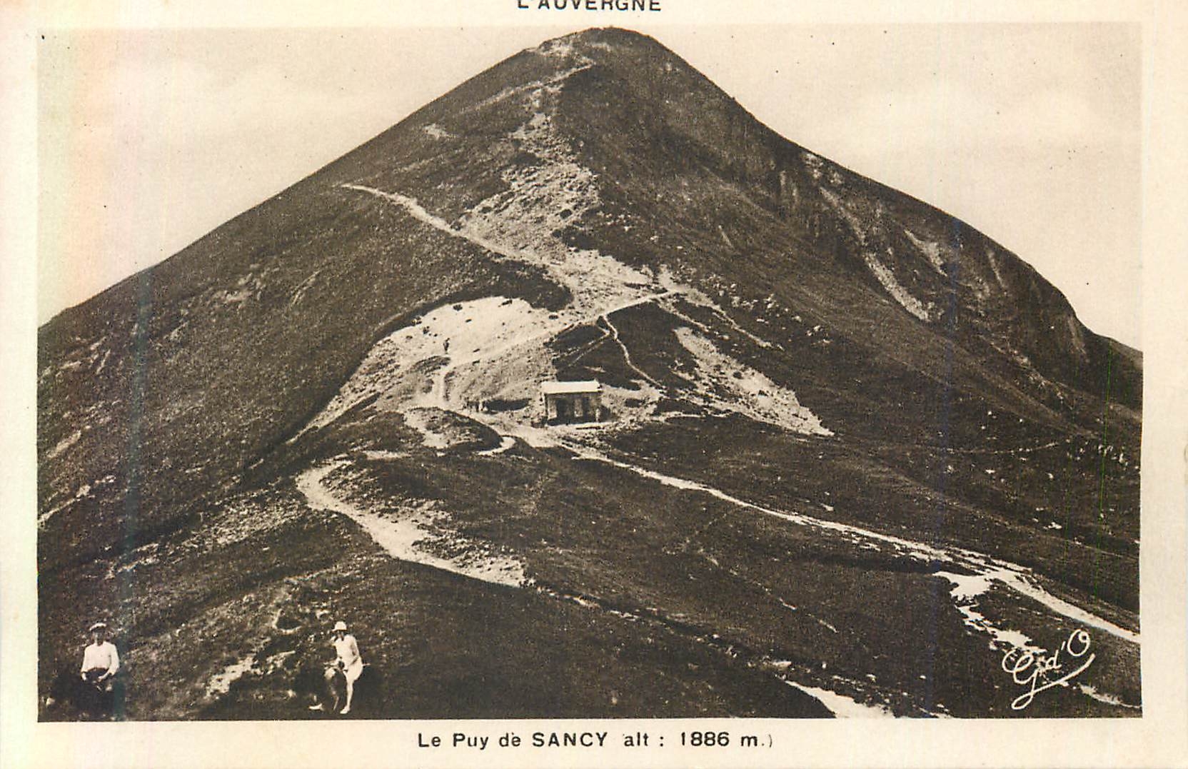 CPA L auvergne le puy de sancy alt 1886 m