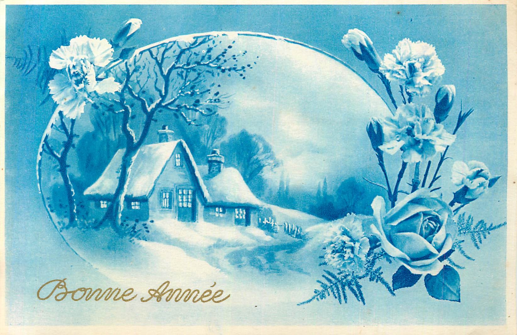 CPA Bonne annee