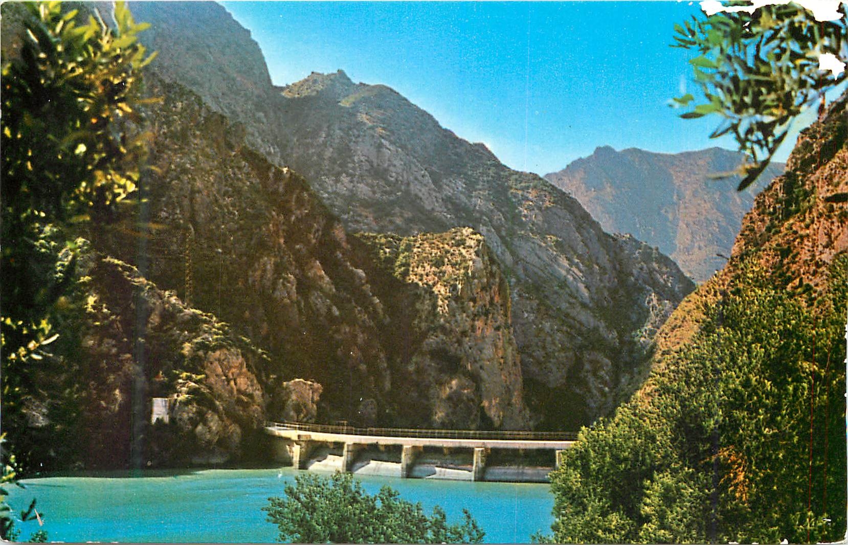 Les Gorges de Kerrata — Algérie — éditée par l'Agence de Tourisme Algérienne, n°117