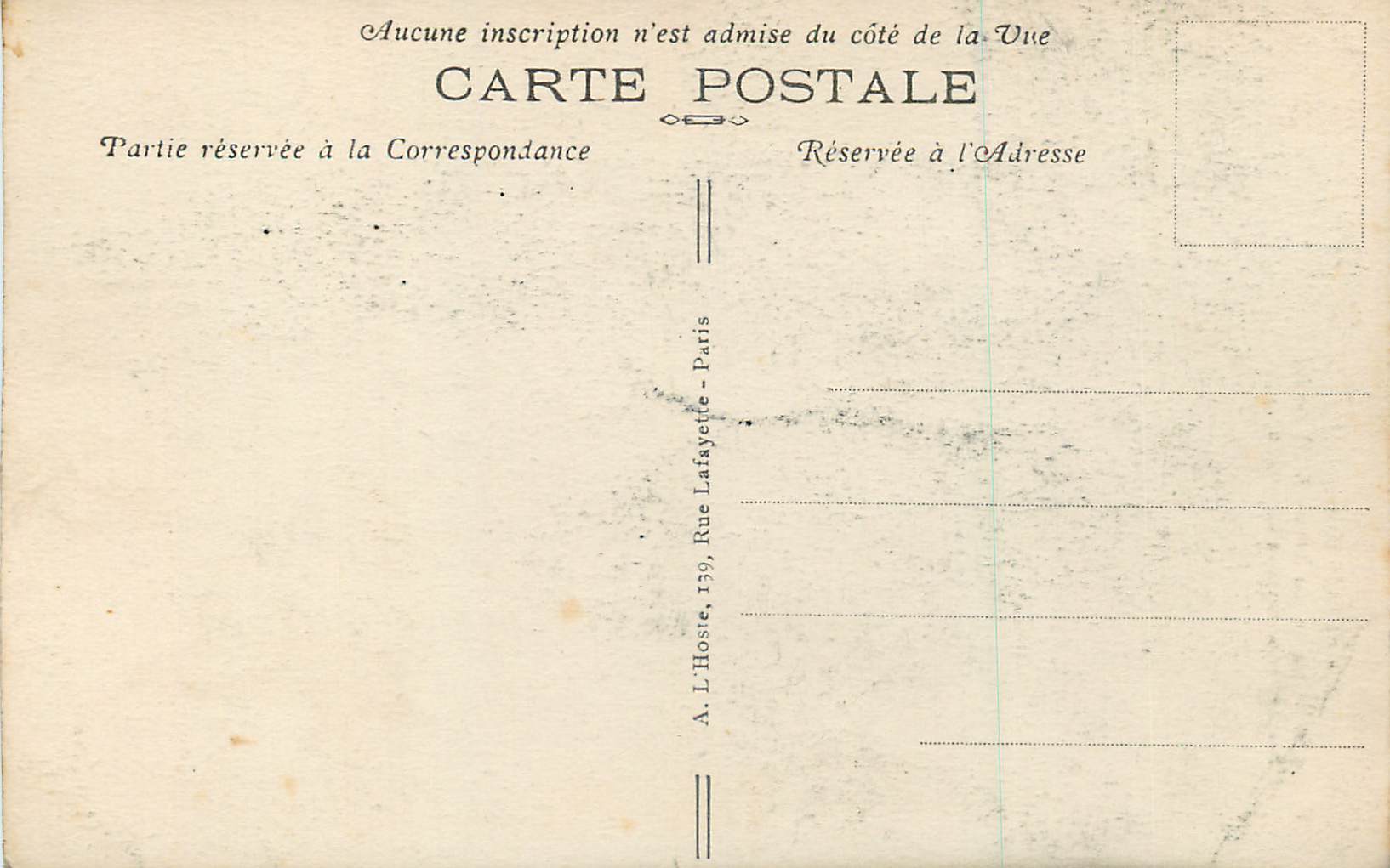 CPA 6 senlis (oise) eglise saint pierre (du xi au xvi siecle) servant actuellement de marche — Rückseite