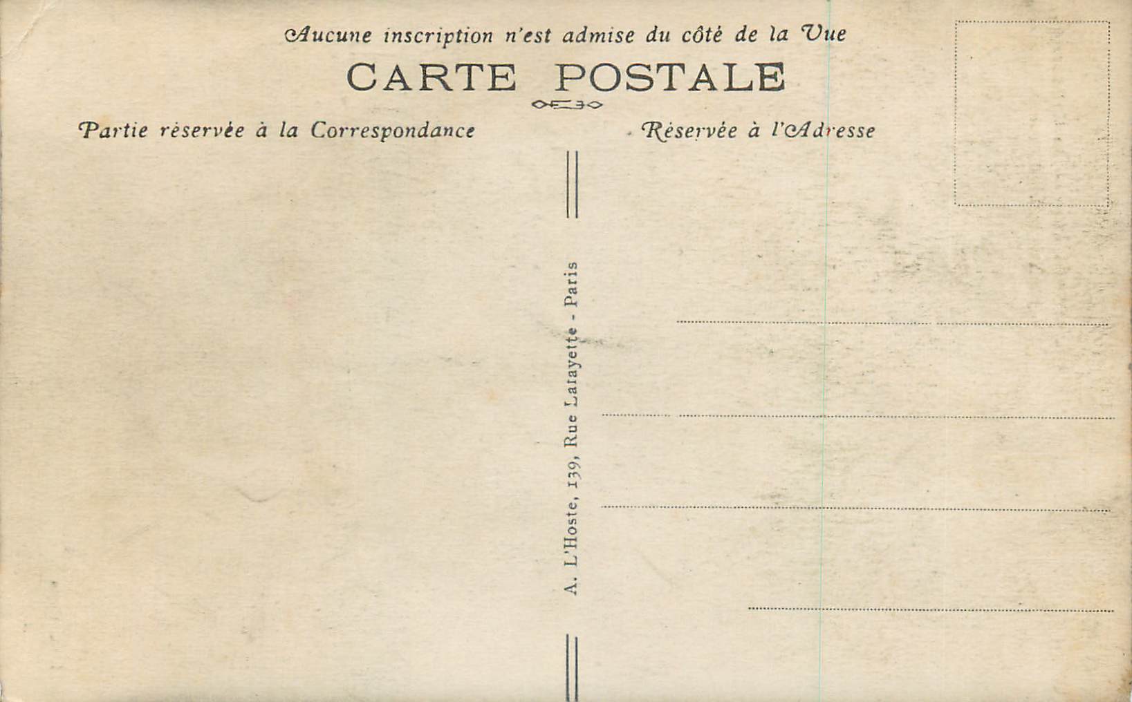 CPA Senlis (oise) la cathedrale (du xii et xiii siecle) — Rückseite
