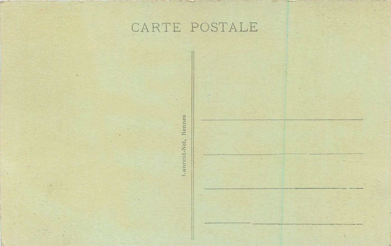 CPA 1300 chapelle st nicolas pres le faouet (xvi siecle) le jube — Back