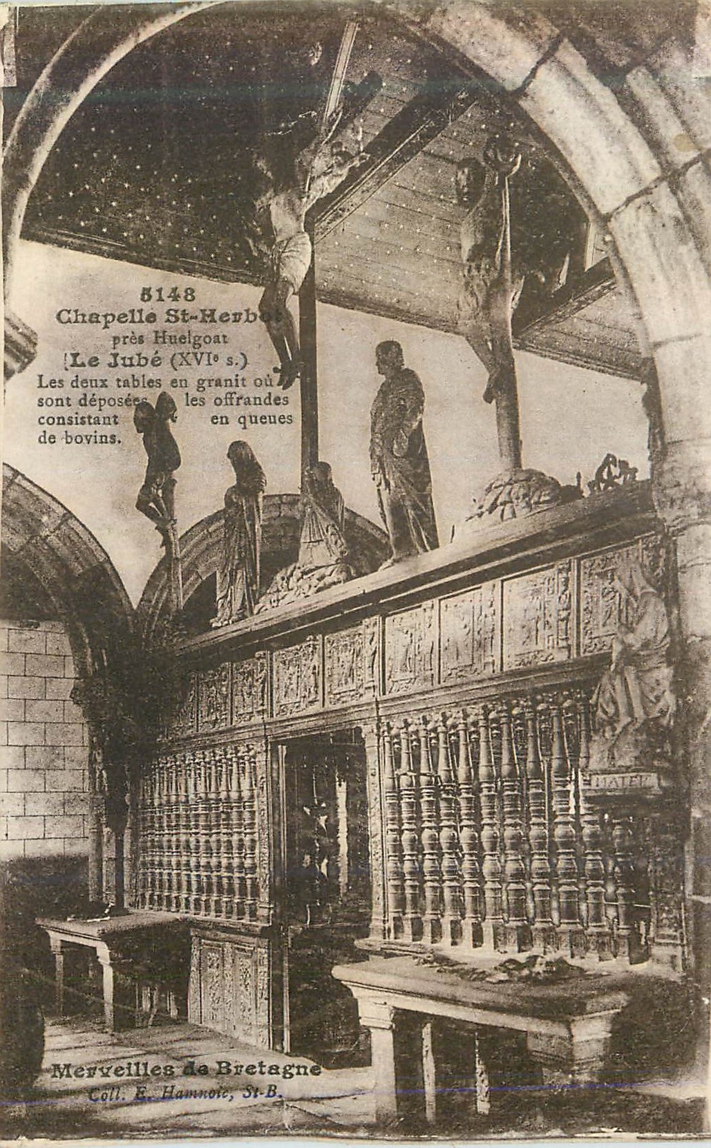 CPA 5148 chapelle st herbe pres huelgon le jube (xvi s) merveilles de bretagne