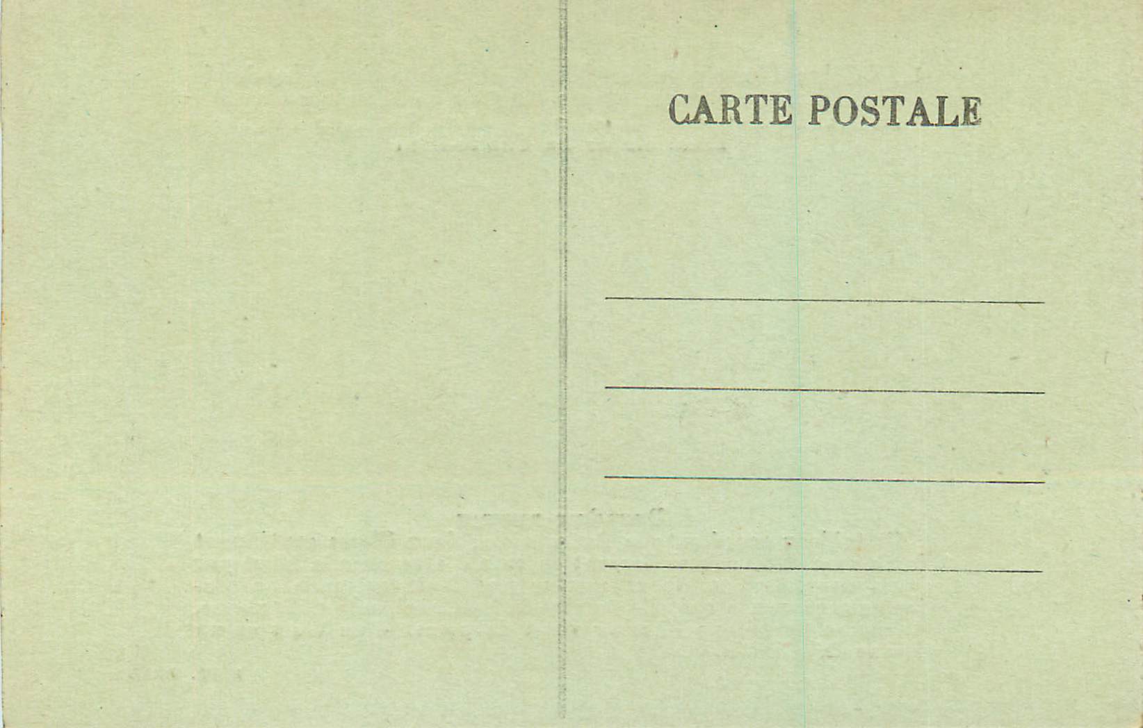 CPA Deuxieme panneau La Danse Macabre — Rückseite