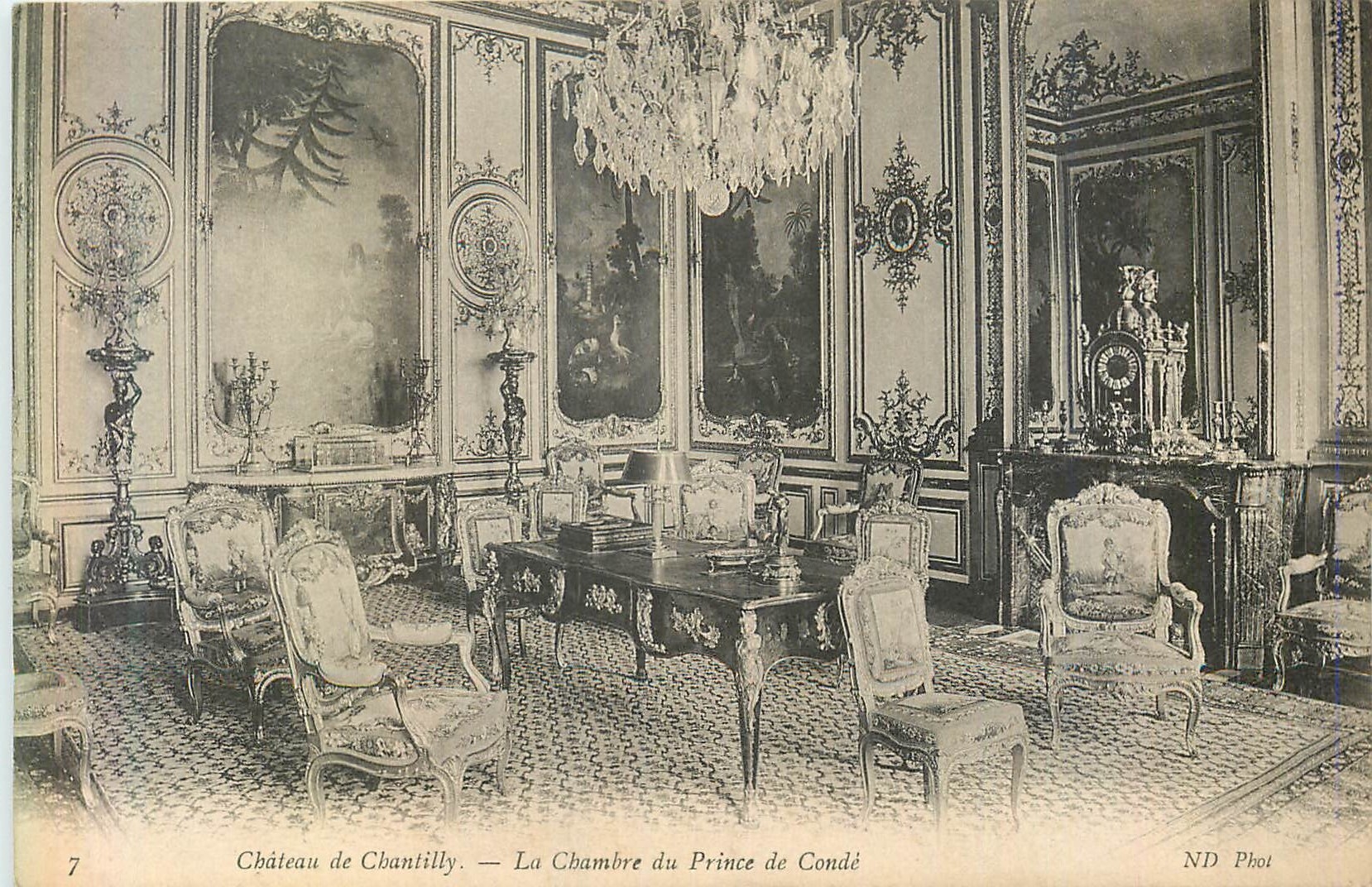 Château de Chantilly — La Chambre du Prince de Condé — ND Phot, n°7