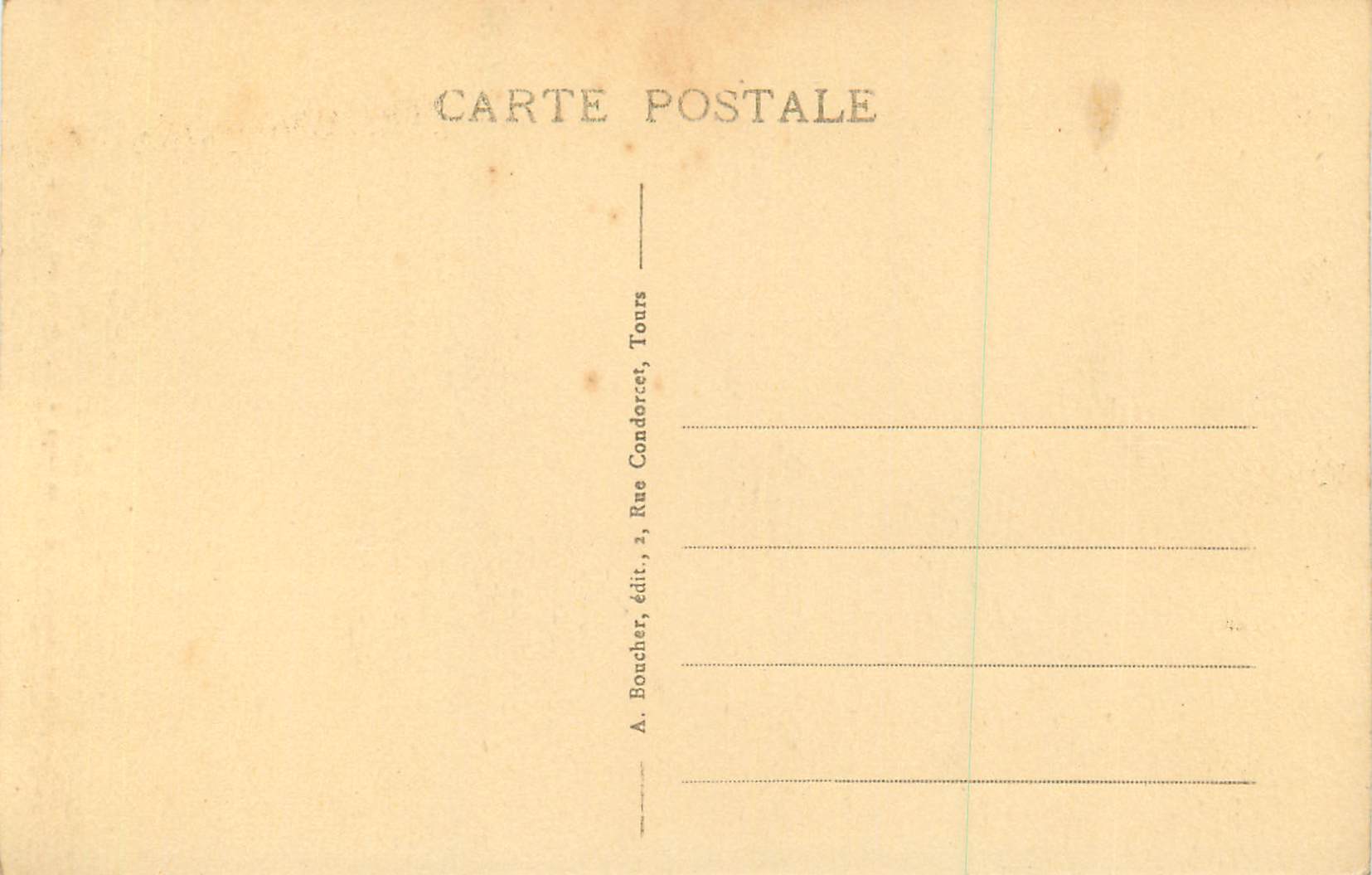 CPA Cinq mars (i et l) vue interieure — Rückseite