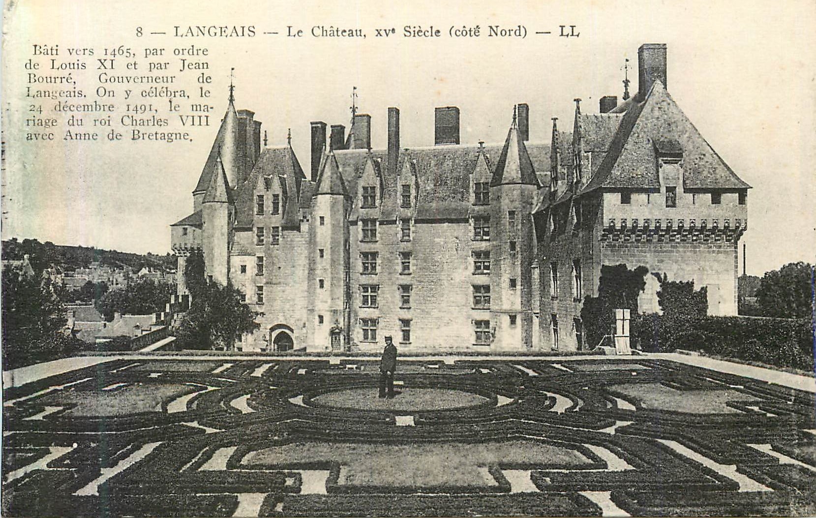 CPA 8 langeais le chateau xv siecle (cote nord)