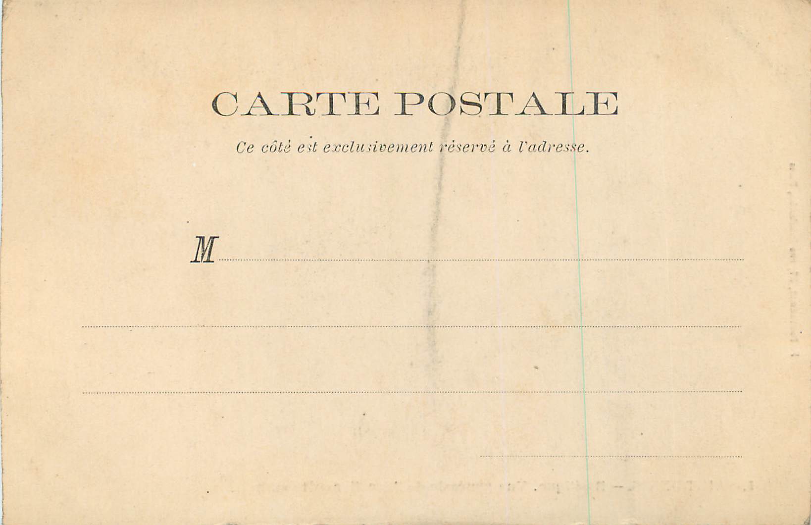 Saint-Denis — Basilika. Allgemeine Ansicht der Treppe (Südseite) — F. Poudéerat, 37, rue Pailhabe, Paris — Rückseite