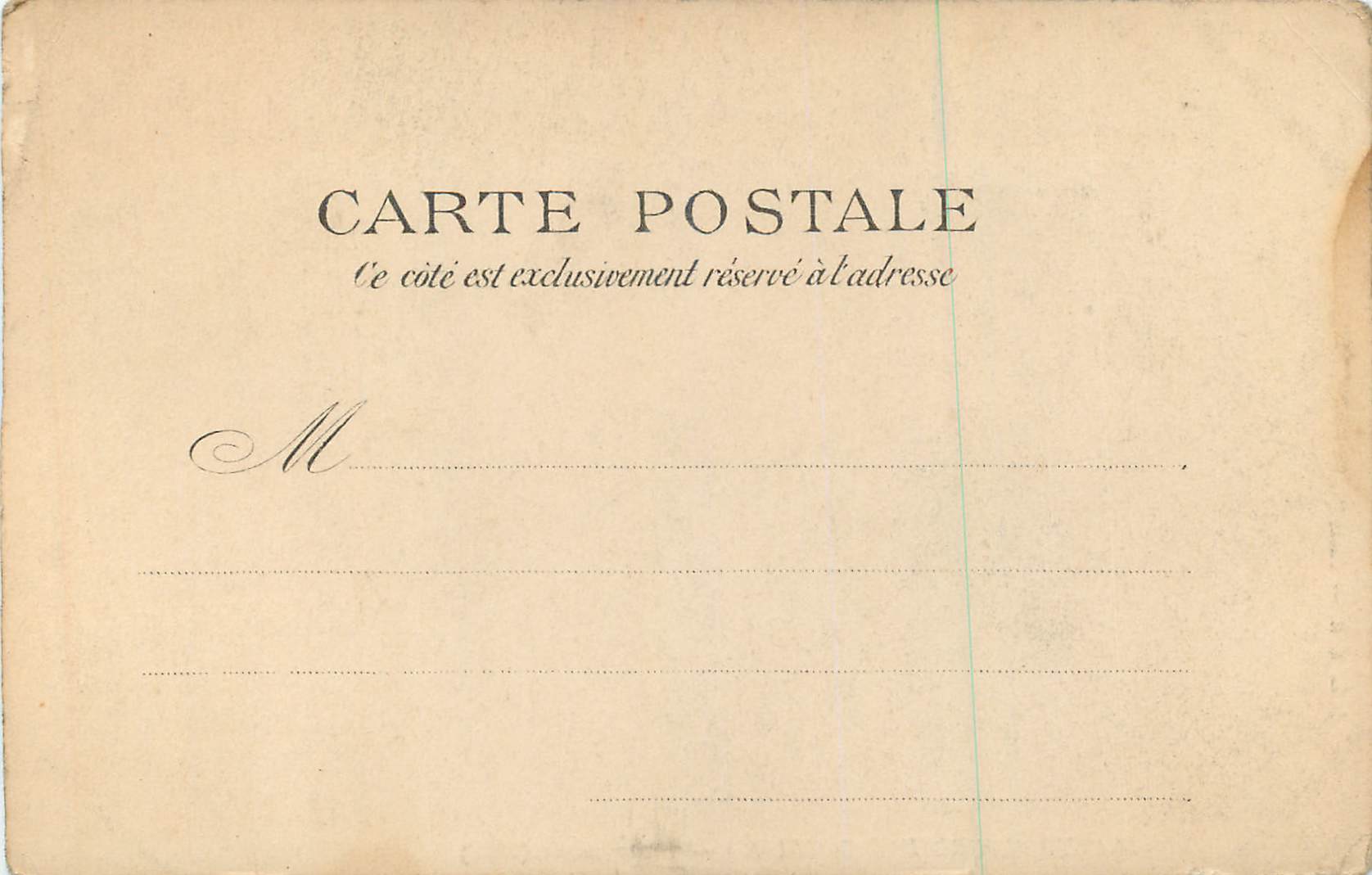 CPA Manufacture des gobelins terpsichore (1680) — Back
