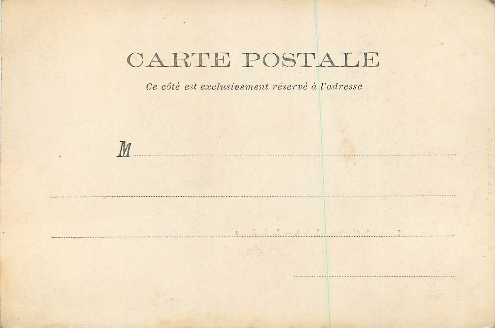 CPA Langeais (indre et loire) le château (carte 1900) — Rückseite