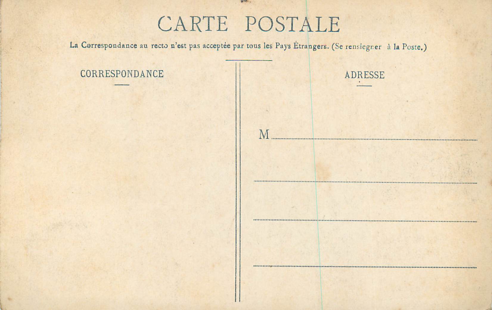 CPA Versailles hameau de marie antoinnette le presbytere — Verso