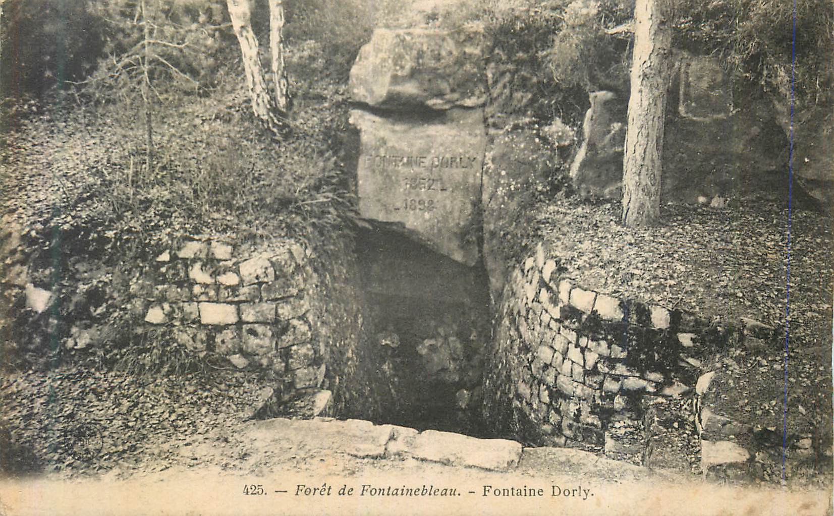 Fontaine Dorly — Bos van Fontainebleau — Onbekende uitgever, nr. 425