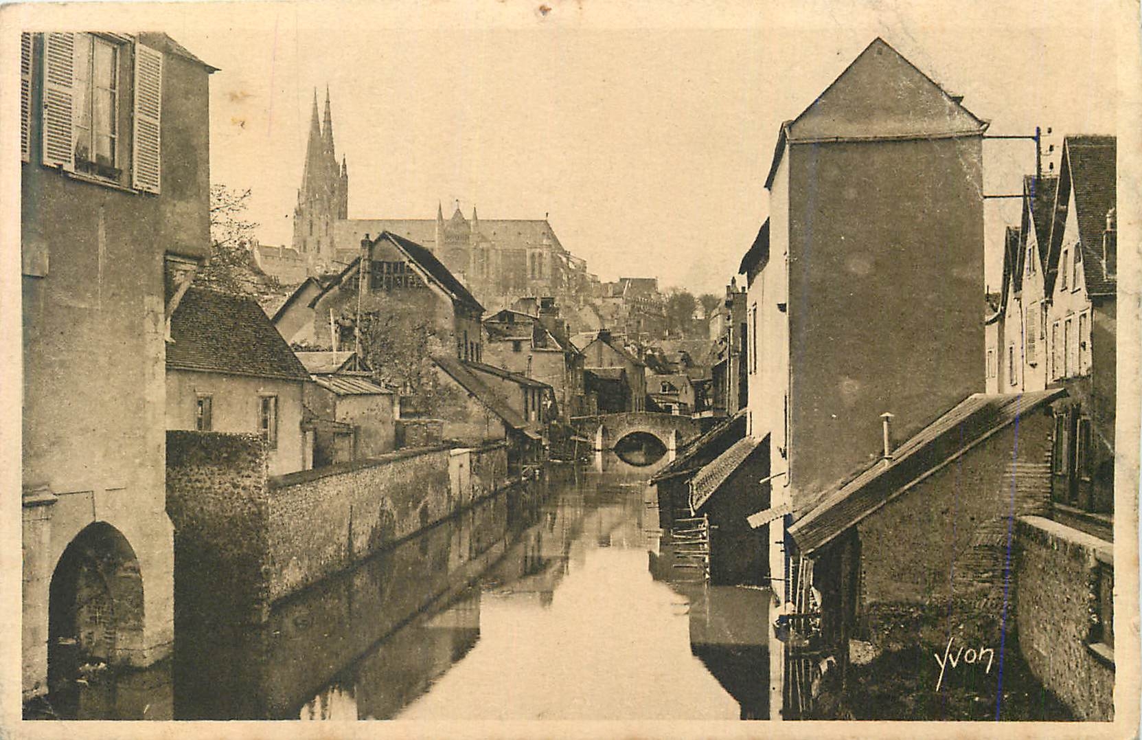 CPA 17 la douce france chartres l eure au pont st hilaire