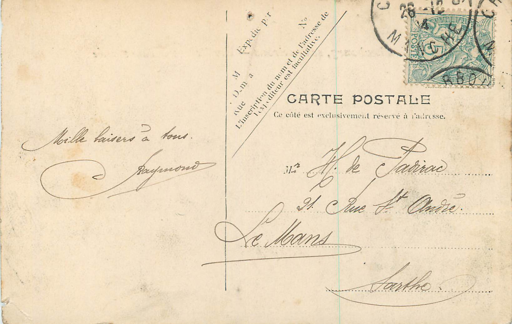 Cherbourg, ses environs — Urville — L'ancienne Filature — Rückseite