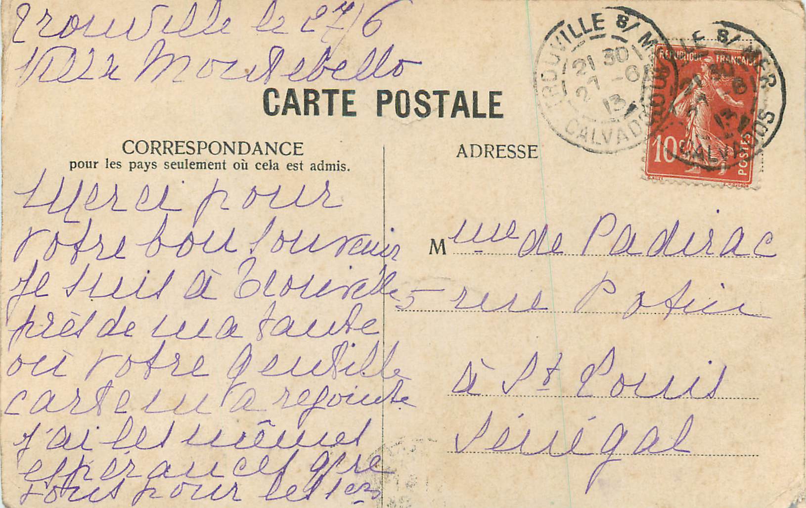 Château de style néo-gothique — Rouvres-les-Bailly — éditeur inconnu — Verso