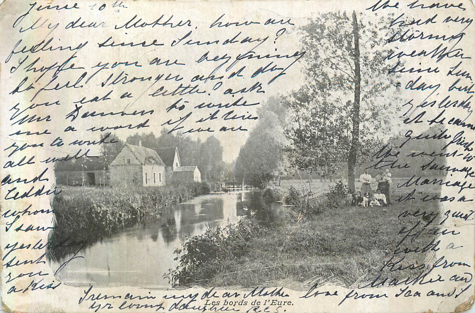 CPA Les bords de l eure