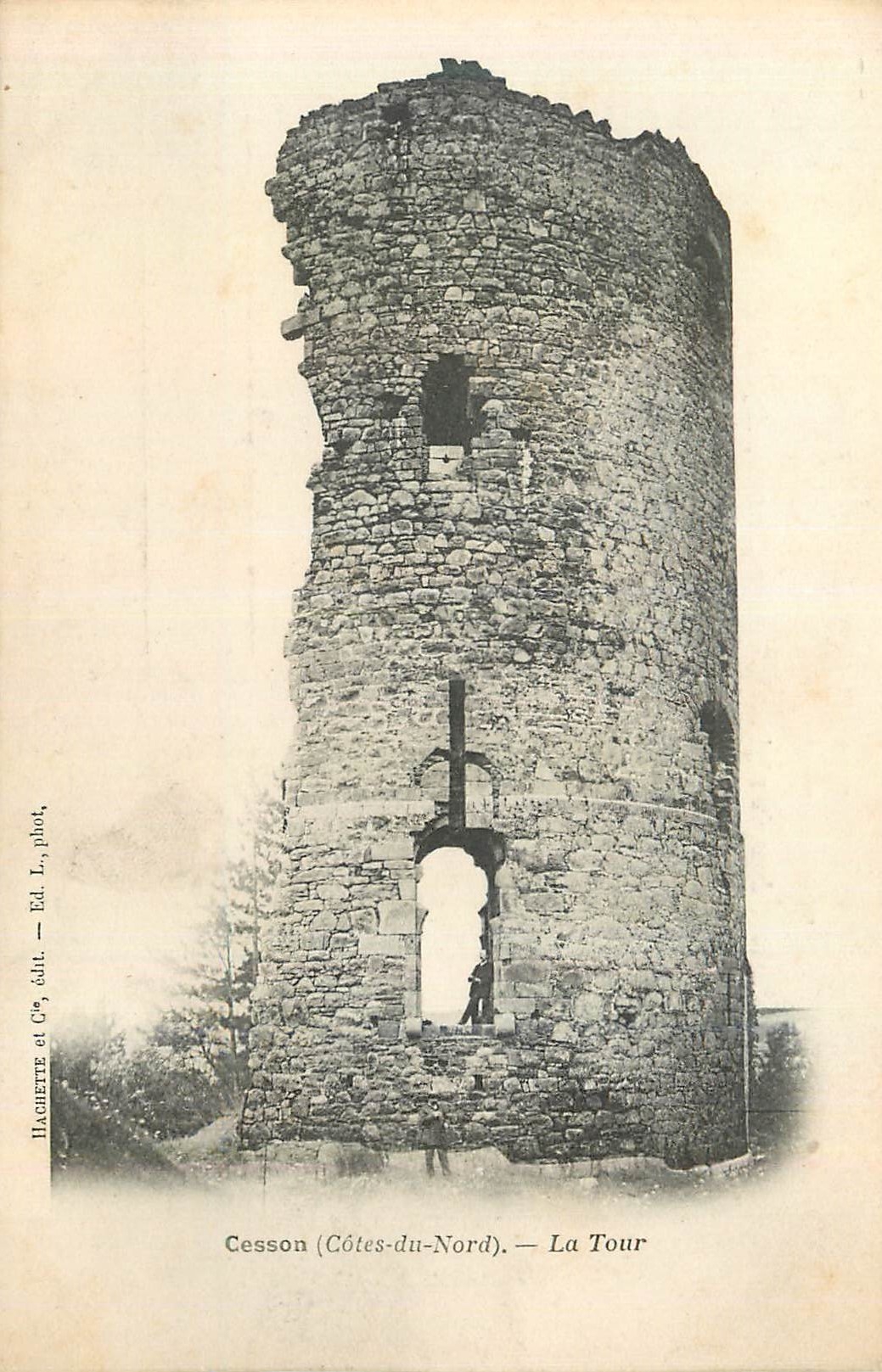 CPA Cesson (cotes du nord) la tour