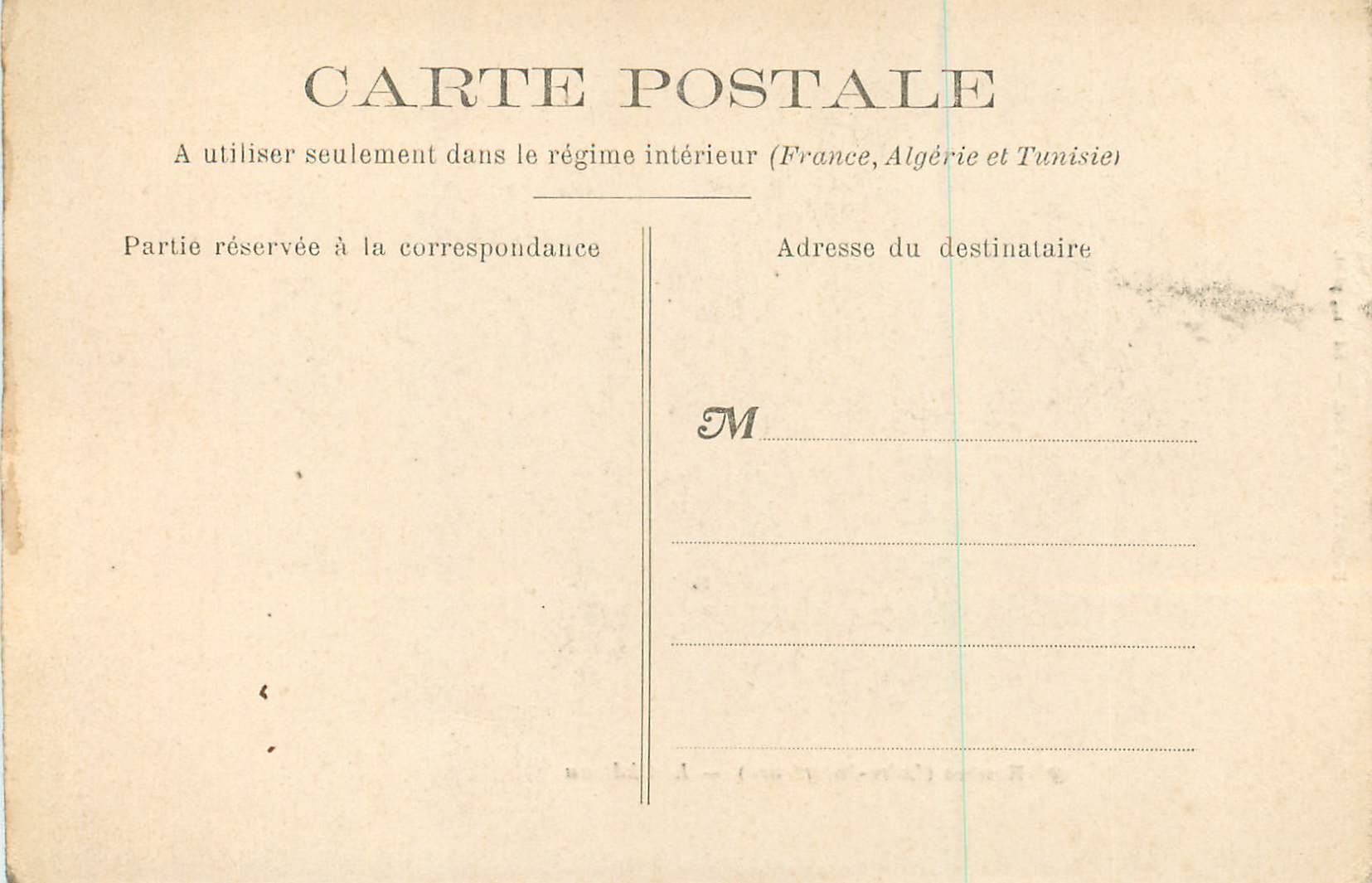 CPA Nantes (loire inferieure) le chateau — Verso
