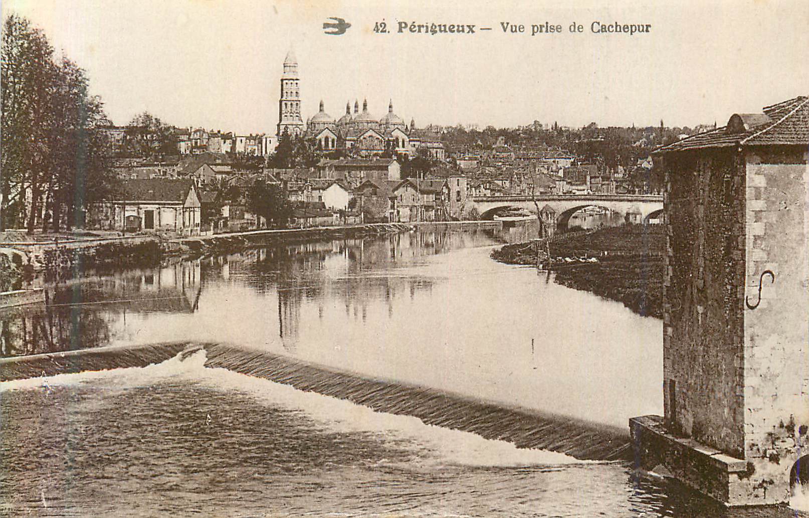 CPA 42 perigueux vue prise de cachepur