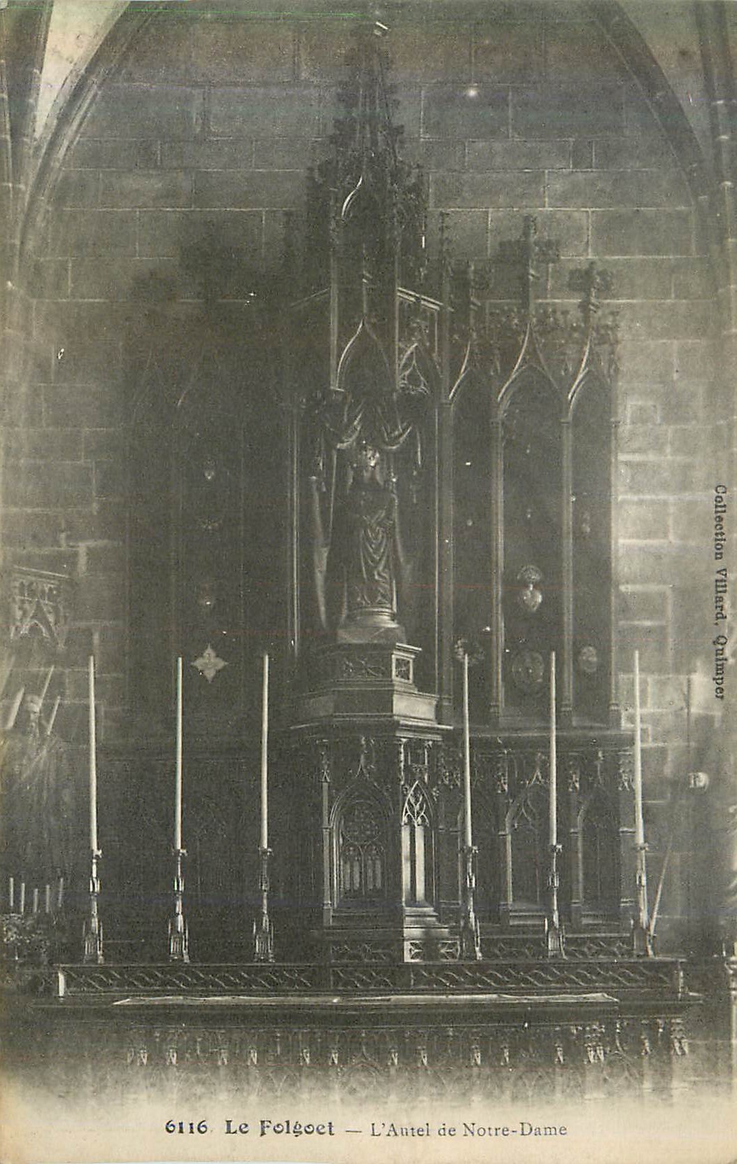 CPA 6116 le folgoet l autel de notre dame