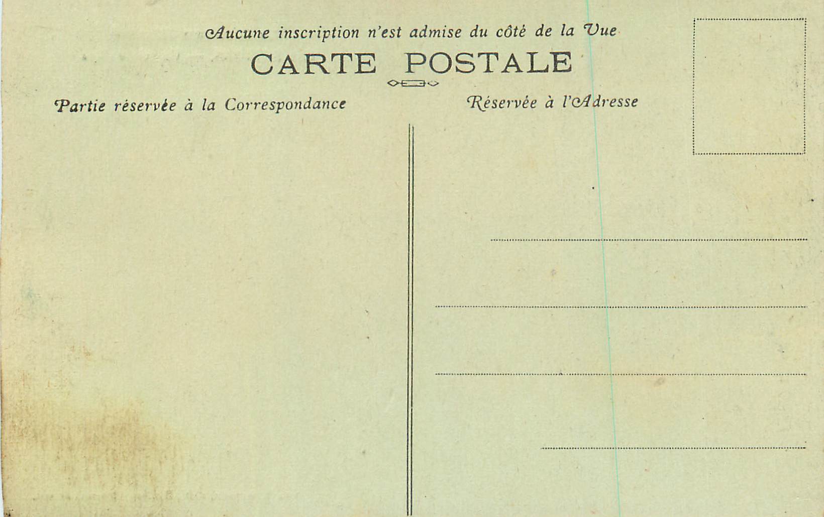 CPA Le morvan illustre les settons un coin du lac — Rückseite