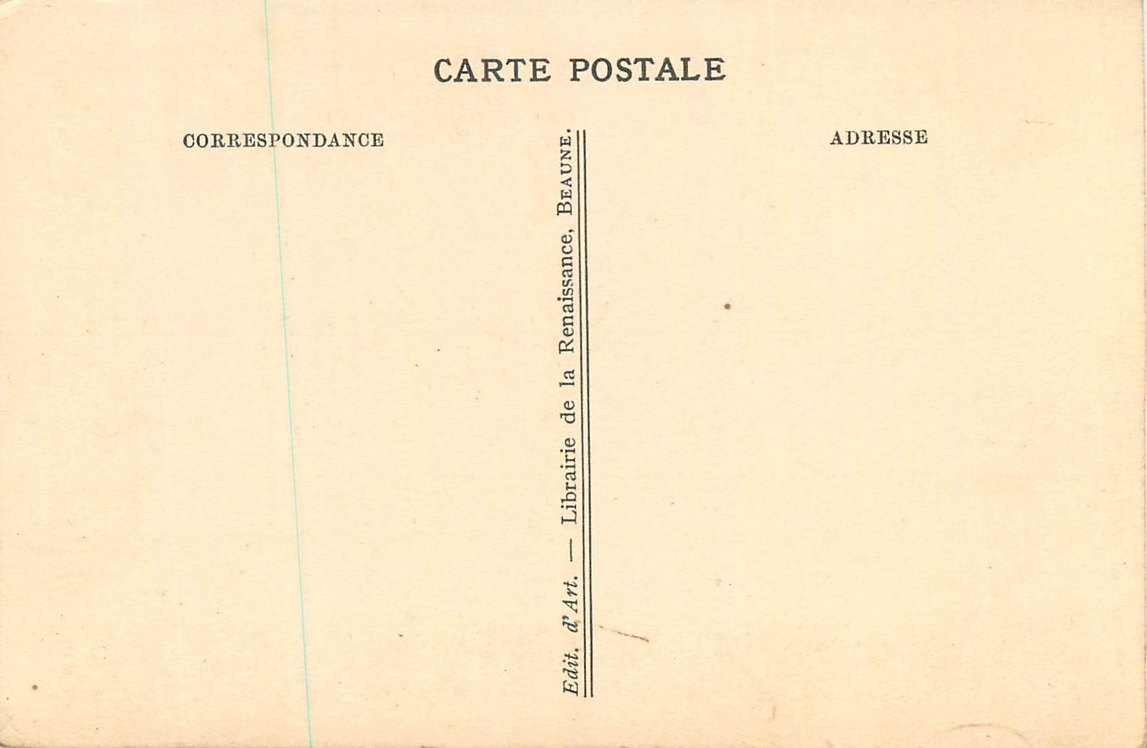 CPA H 4 beaune hostel dieu la chambre des povres — Rückseite