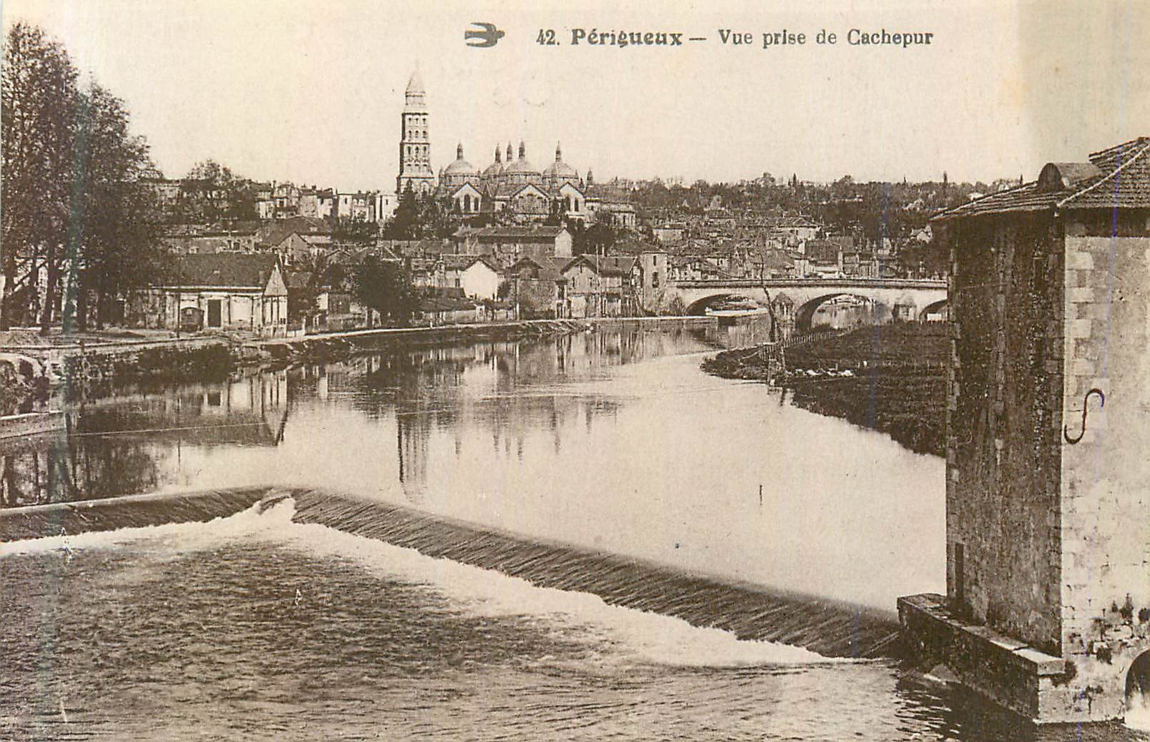CPA 42 perigueux vue prise de cachepur