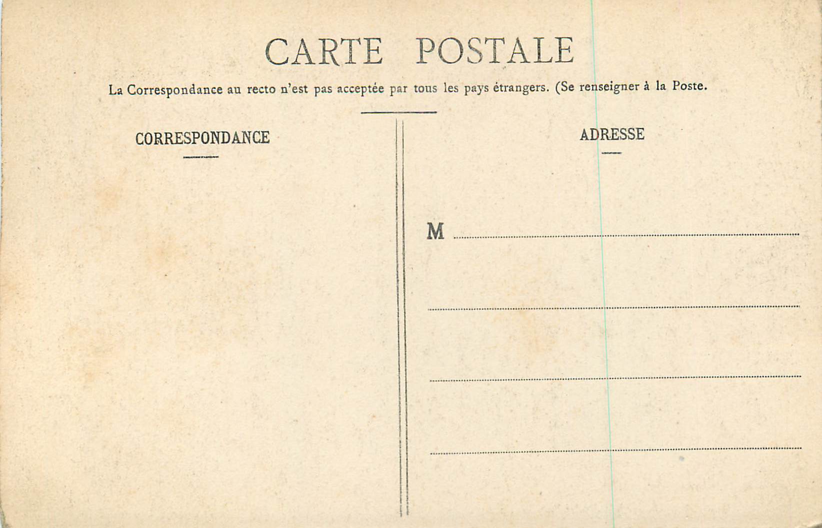 CPA L argentiere chapelle du seminaire — Rückseite