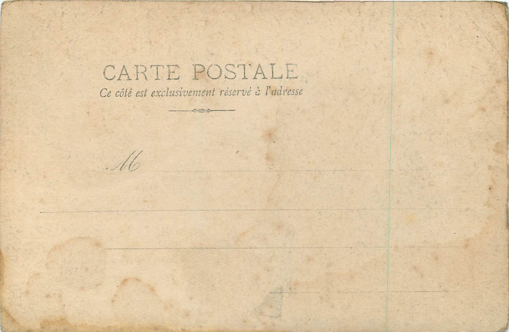 Fontainebleau — Château — L'Aile Louis XV, Appartements du Président de la République — S.I.P. n° 416/4 — Reverso