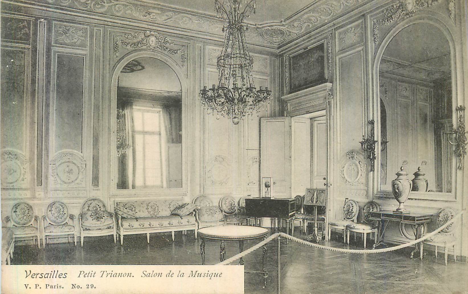 CPA Versailles petit trianon salon de la musique