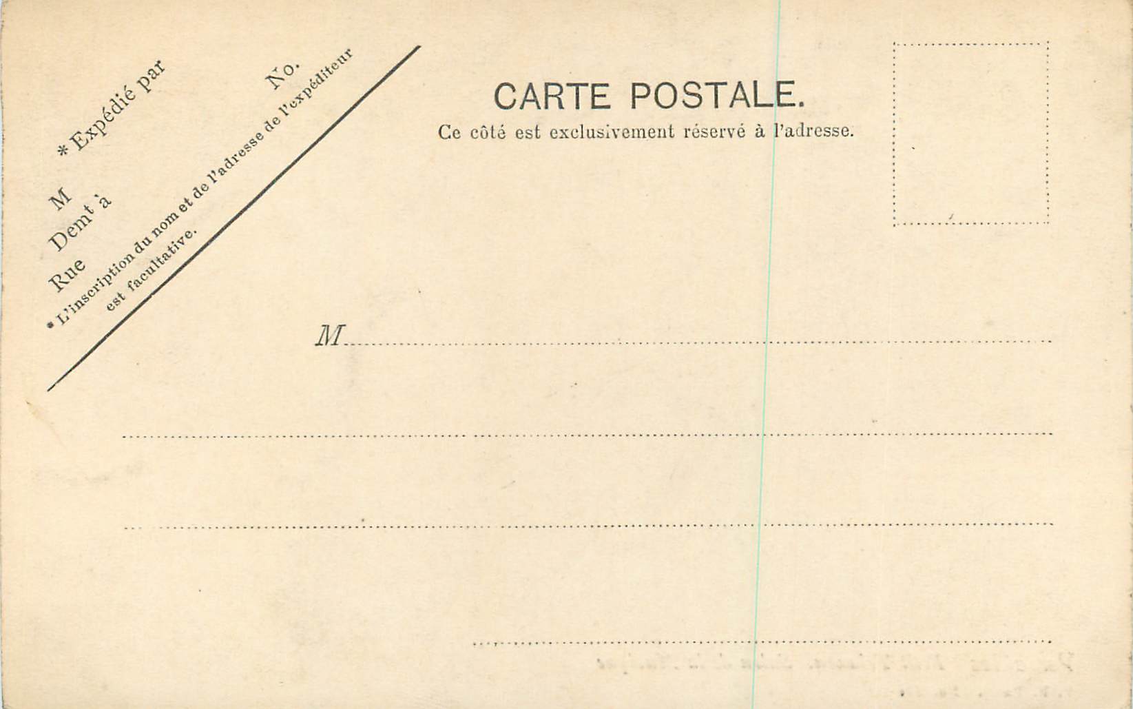 CPA Versailles petit trianon salon de la musique — Rückseite