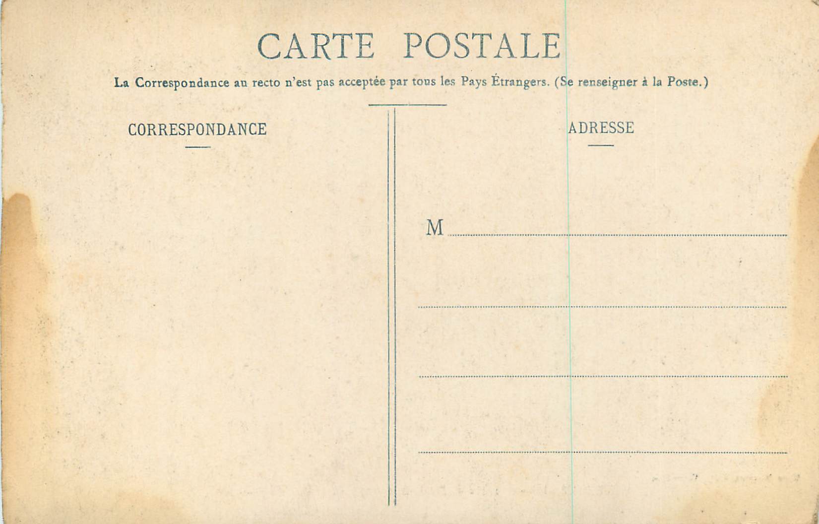 CPA Versailles hameau de marie antoinette pavillon de musique — Verso