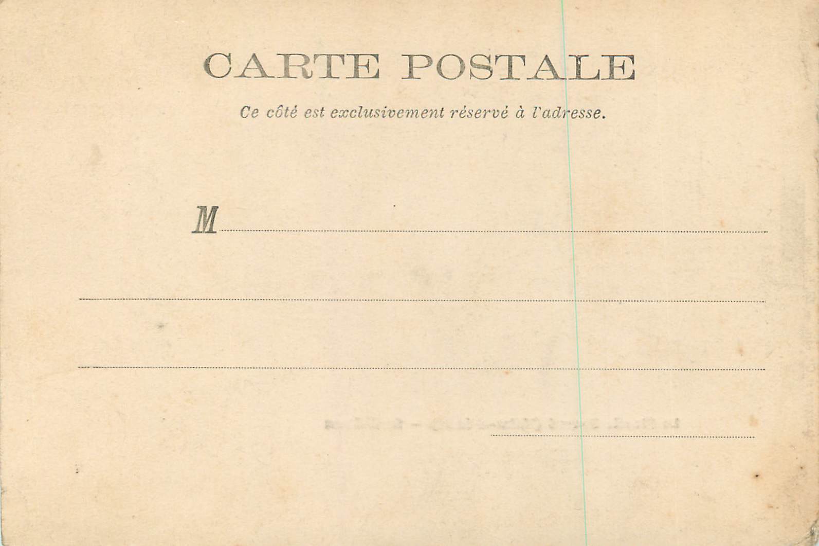 CPA Le plessis bourre (maine et loire) le chateau — Rückseite