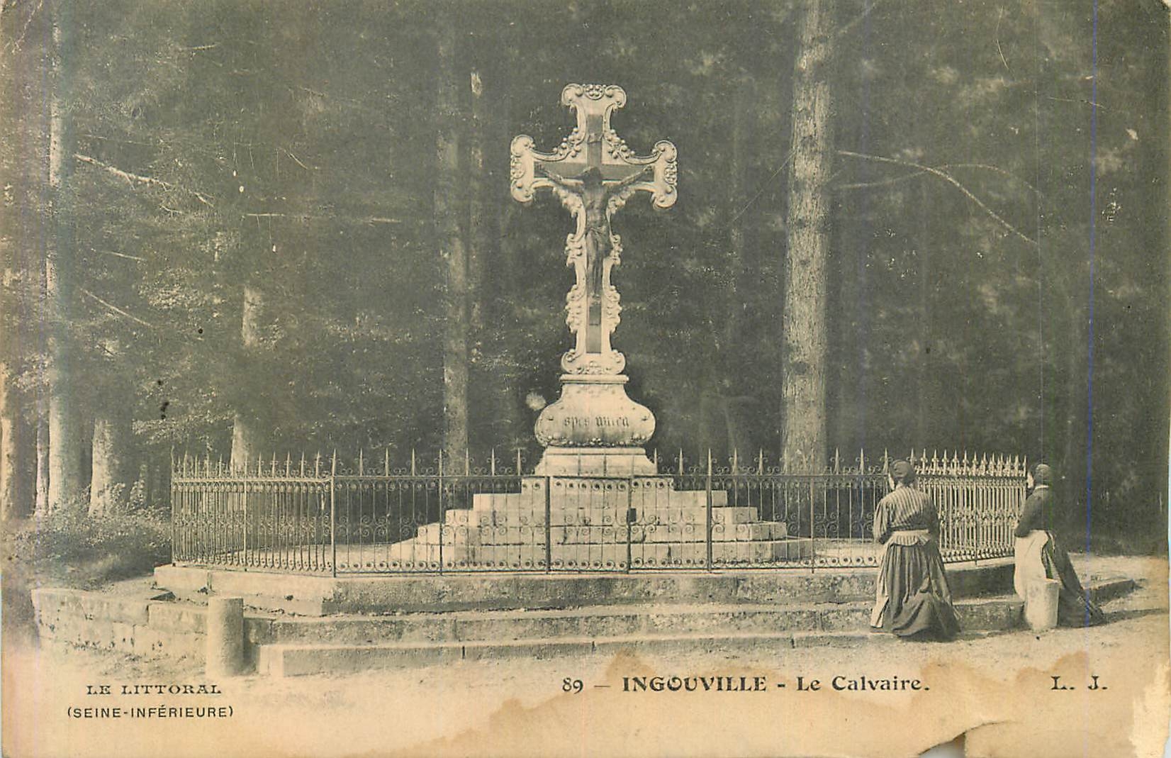 CPA Le littoral (seine inferieure) 89 ingouville le calvaire