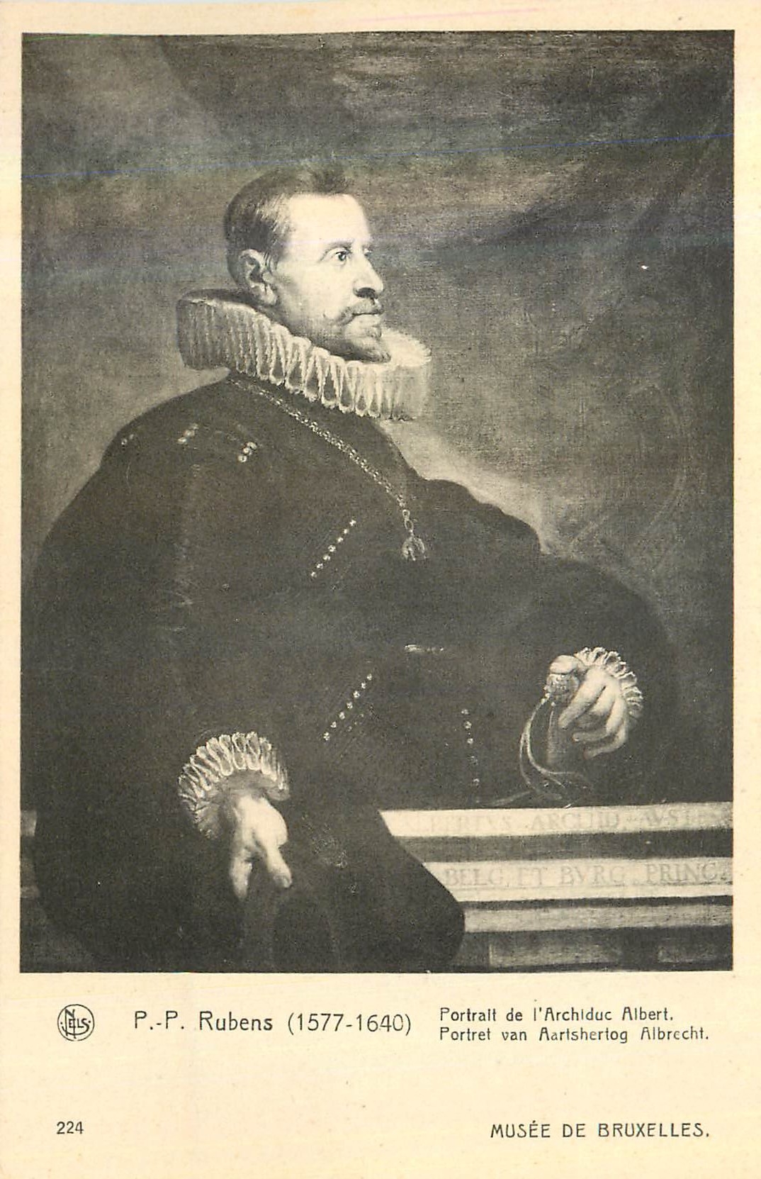 CPA P p rubens (1577 1640) portrait de l archiduc albert musee de bruxelles