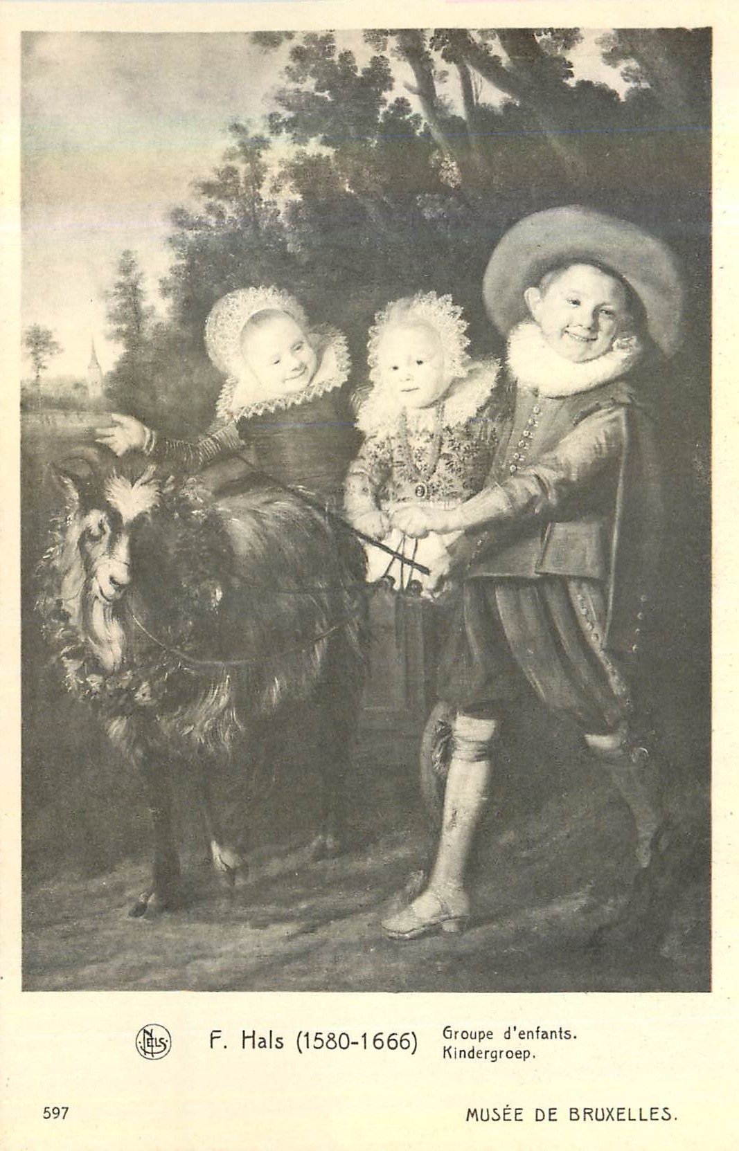 CPA F hals (1580 1666) groupe d enfants kindergroep musee de bruxelles