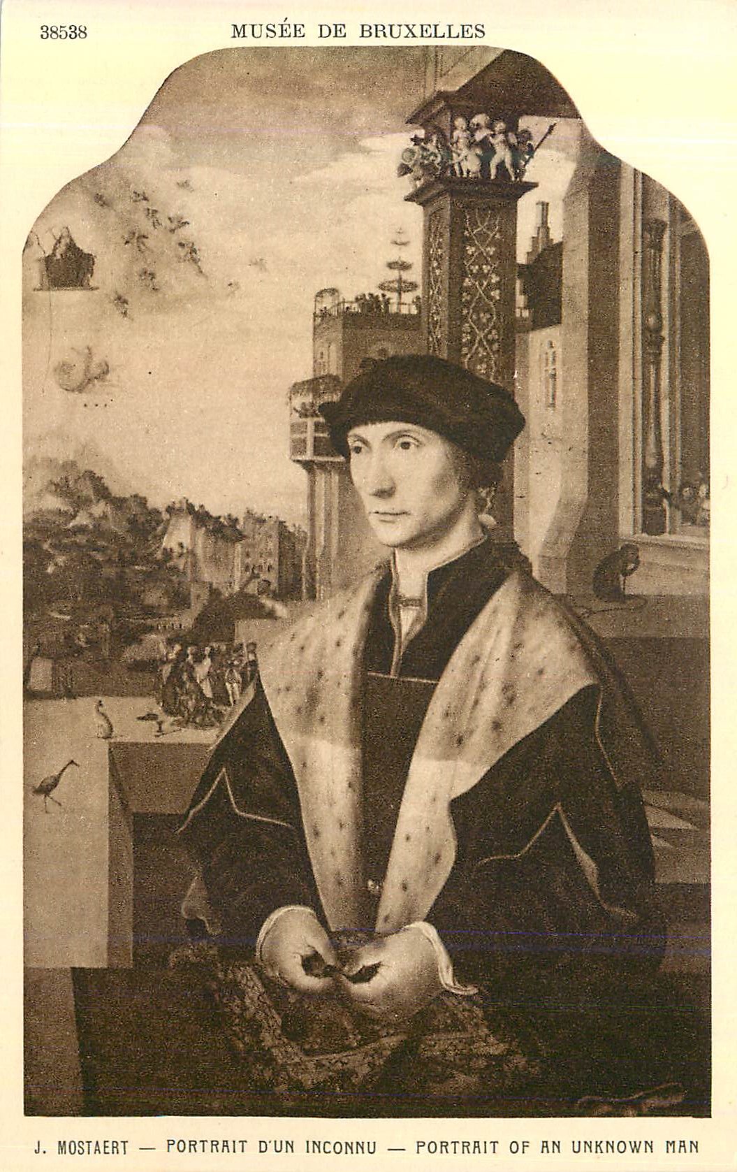 CPA 38538 musee de bruxelles mostaert portrait d un inconnu