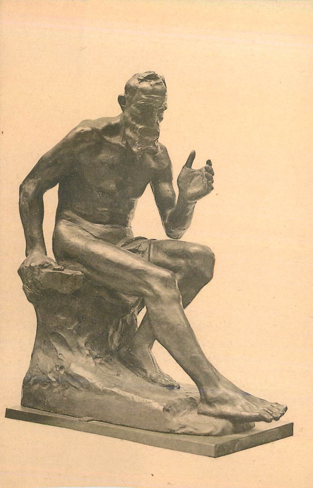 CPA C meunier (1831 1905) le philosophe