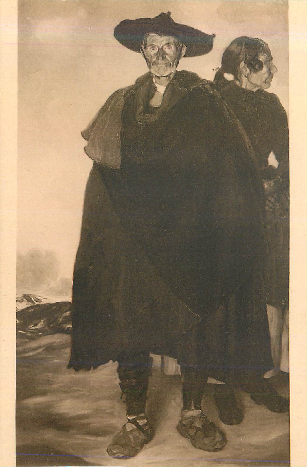 CPA Zuolaga le maire de rio moro et sa femme 61 musee moderne de bruxelles