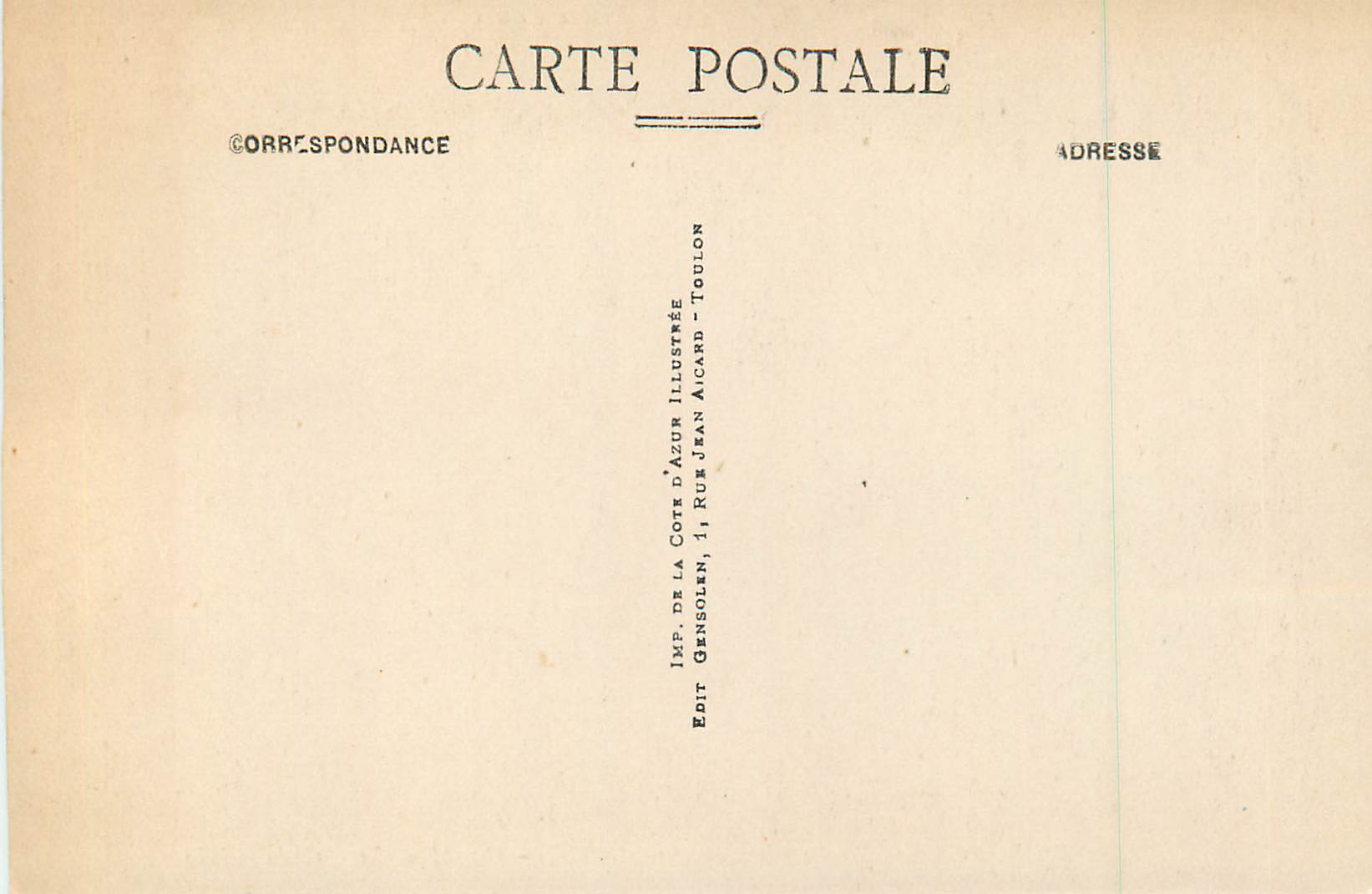 CPA Cote d azur 78 toulon les cariatides de puget (1657) — Verso
