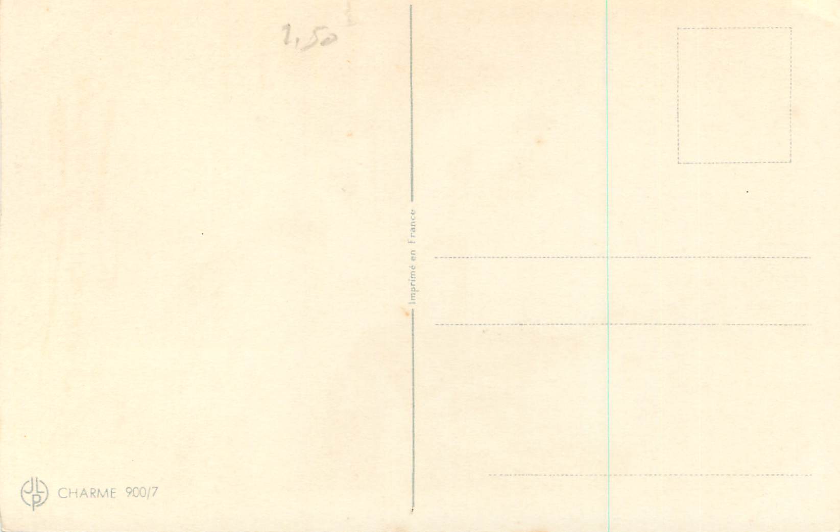 CPA Bonne annee — Verso