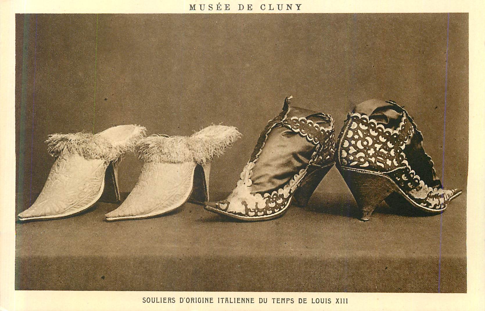 Soulies d'origine italienne du temps de Louis XIII — Musée de Cluny