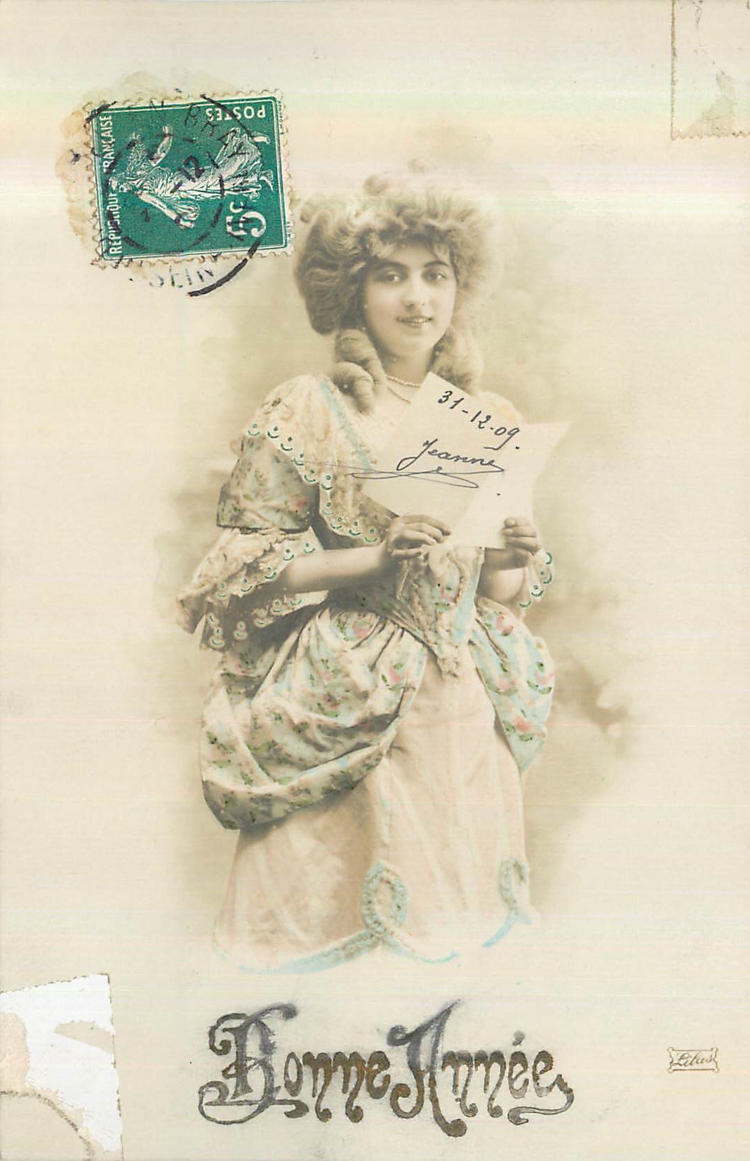 CPA Bonne annee