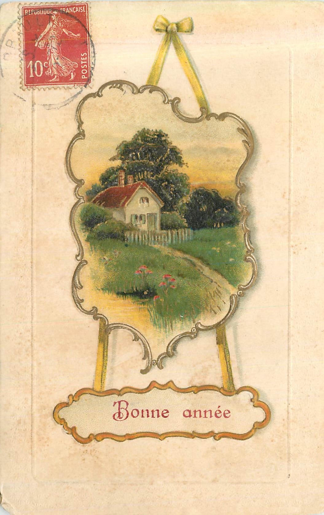 CPA Bonne annee