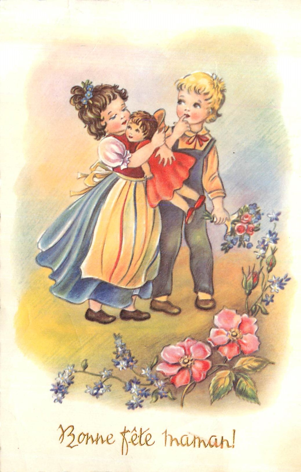 CPA Bonne fete maman