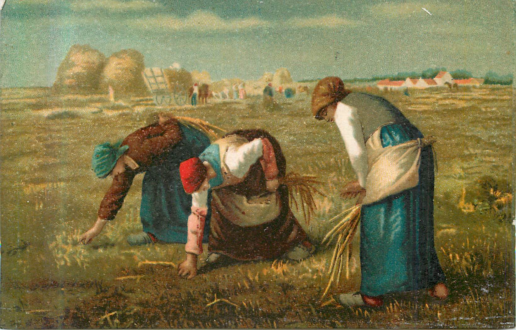 CPA Les Glaneuses Millet