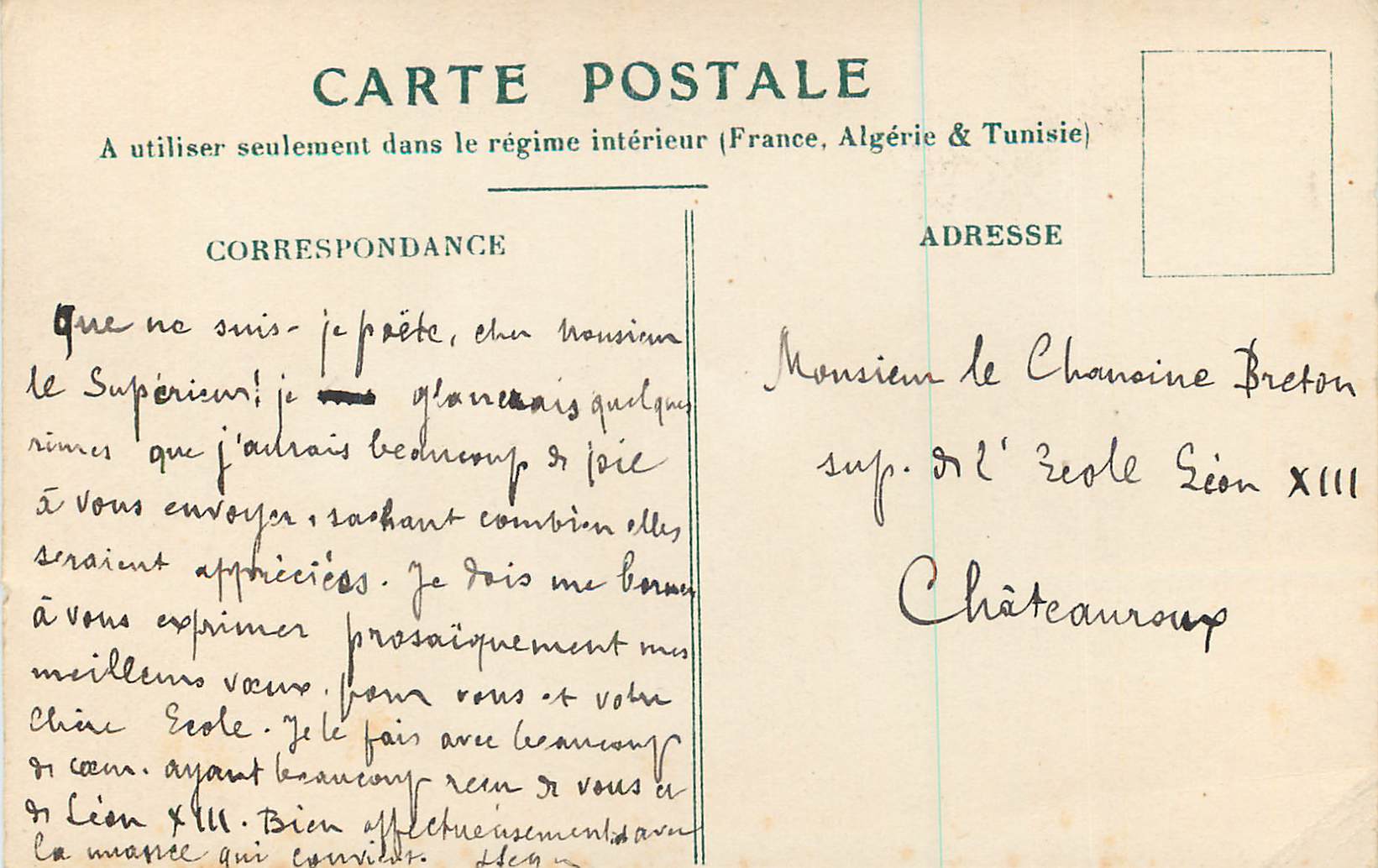CPA Les Glaneuses Millet — Rückseite