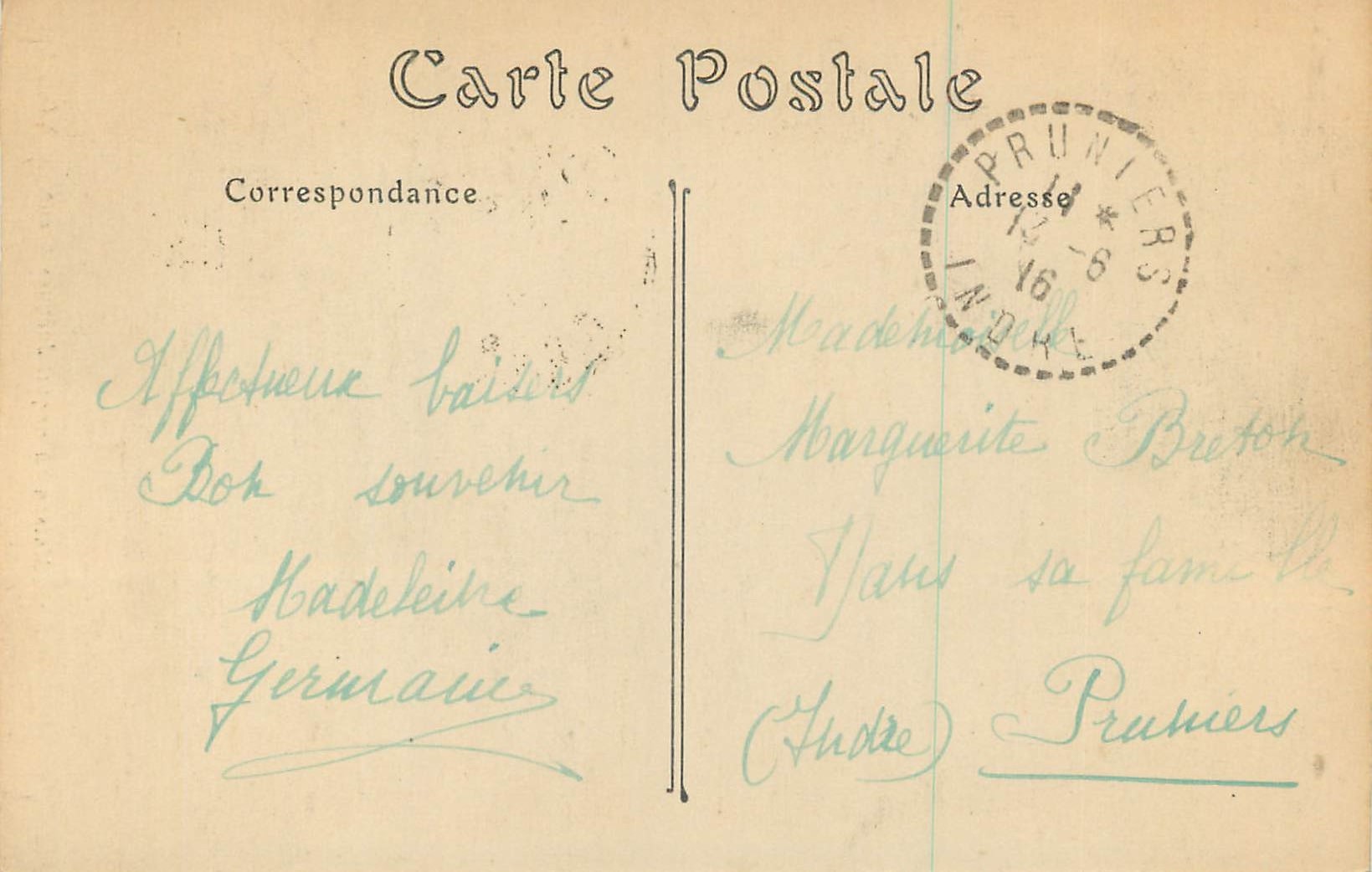 CPA 174 bourges maison ou naquit jacques coeur — Rückseite